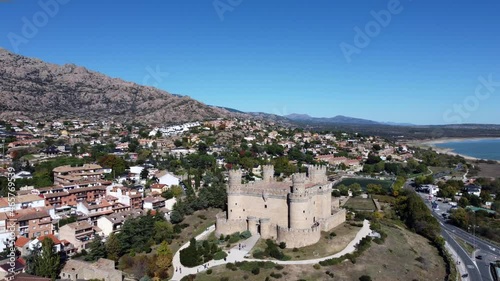 New Castle of Manzanares el Real, Madrid region, Spain photo