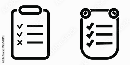 con list or  roster, schedule, register. Label catalog or scrol, bil, calendar, docket, nomenclature, beadroll, sked. Vector icon.