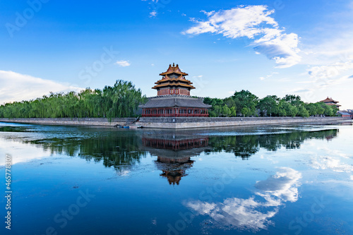 The famous corner of Forbidden City in Beijing, China, from  Ming Dynasty © Olivier Wong
