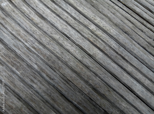 old wood texture. Dry and weathered bamboo board. floor background of dry and weathered bamboo planks. aging process