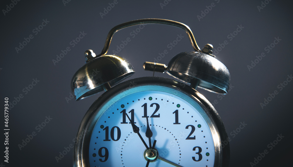 Alarm clock at night time. Alarm clock at night time.
