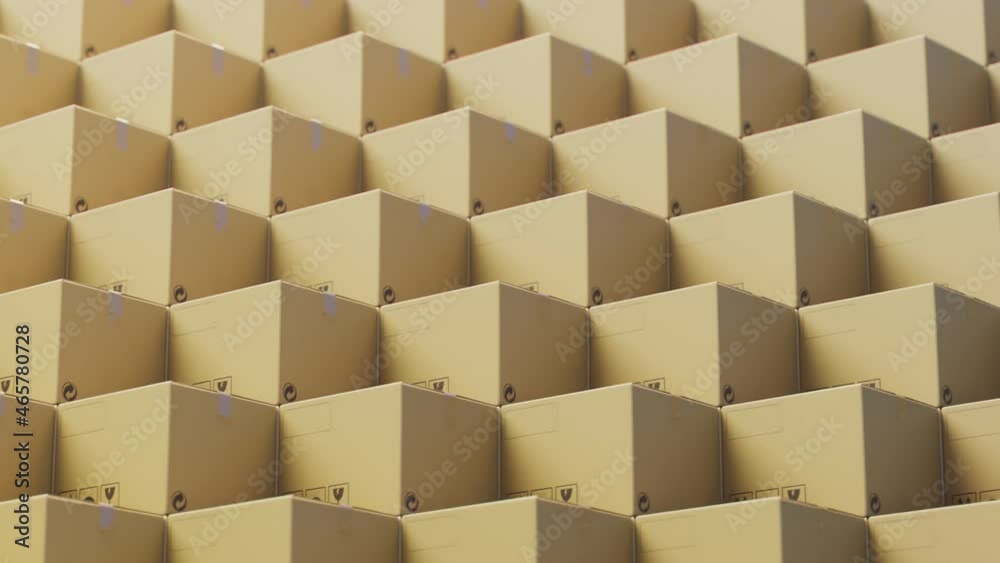 Huge pile cardboard delivery boxes. Stack of brown carton boxes. Parcels. Huge pile cardboard delivery boxes. Stack of brown carton boxes. Parcels.