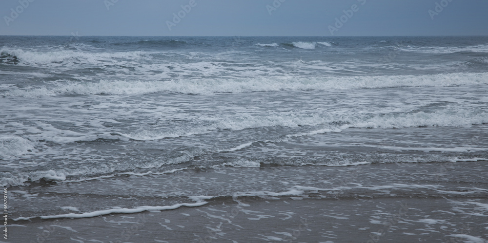 Waves. Julianadorp coast Netherlands. Northsea. Storm
