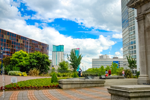 The Chamberlain Square, Birmingham, UK photo