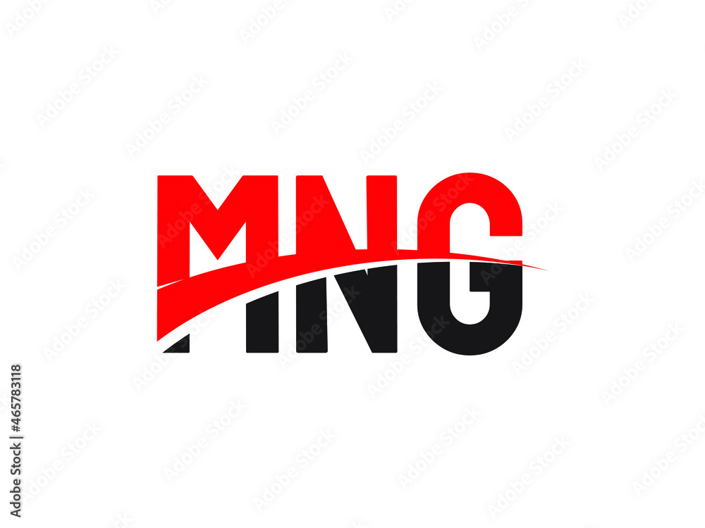 MNG Letter Initial Logo Design Vector Illustration