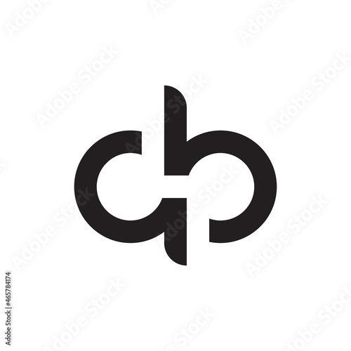 Letter AB initial logo design
