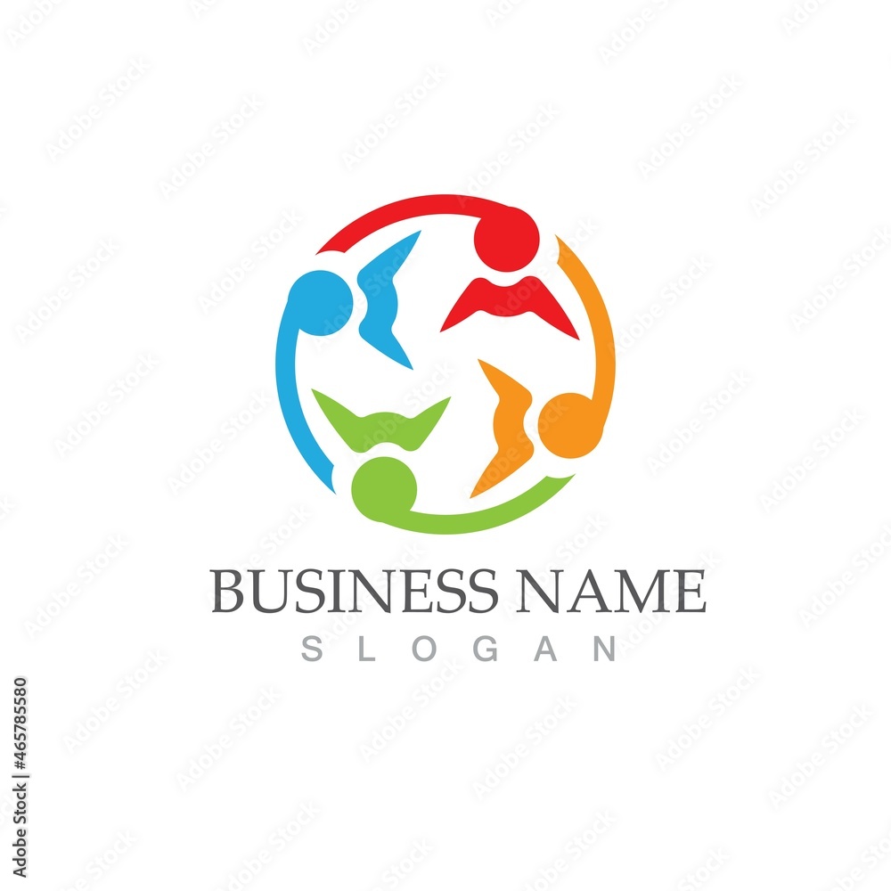 Community, network and social icon Community, network and social icon