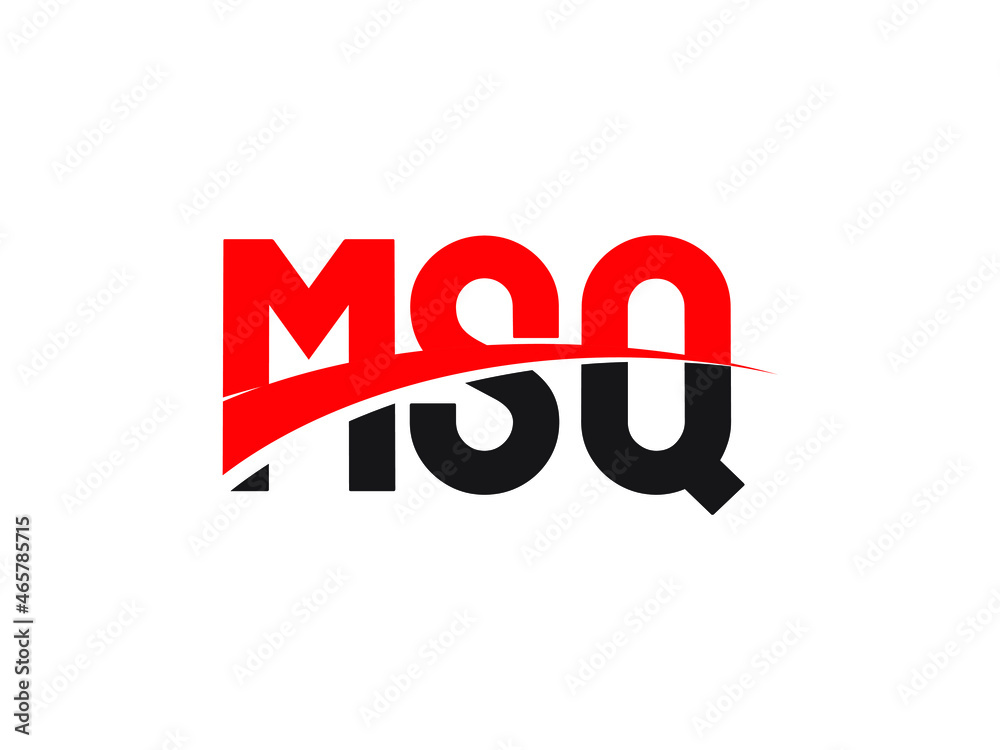 MSQ Letter Initial Logo Design Vector Illustration MSQ Letter Initial Logo Design Vector Illustration