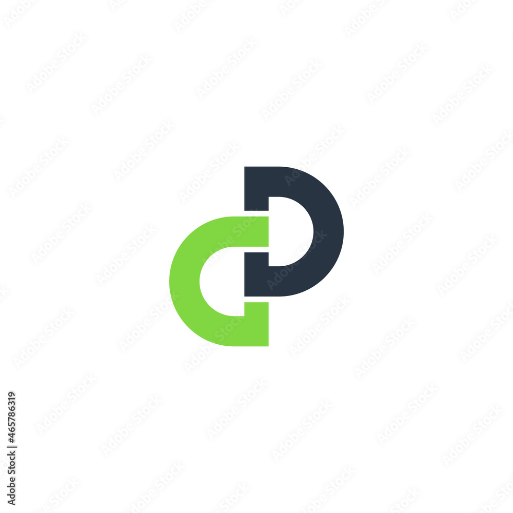 Illustration vector graphic template of letter DD monogram logo Illustration vector graphic template of letter DD monogram logo