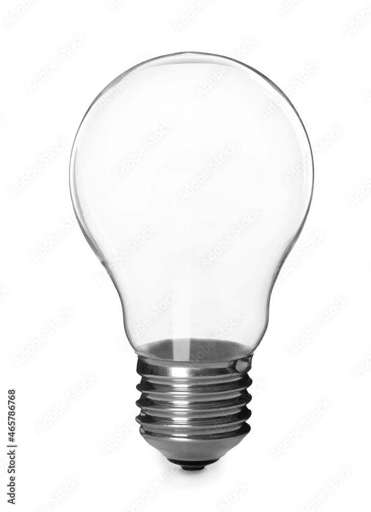 Light bulb isolated on white. Space for design Light bulb isolated on white. Space for design