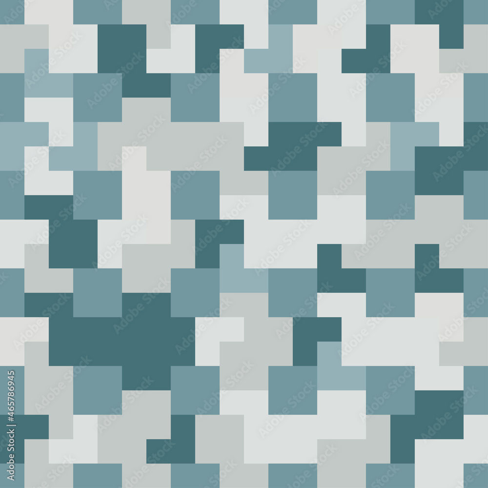 Abstract geometric pattern of squares. Seamless mosaic and tile. Vector illustration Abstract geometric pattern of squares. Seamless mosaic and tile. Vector illustration