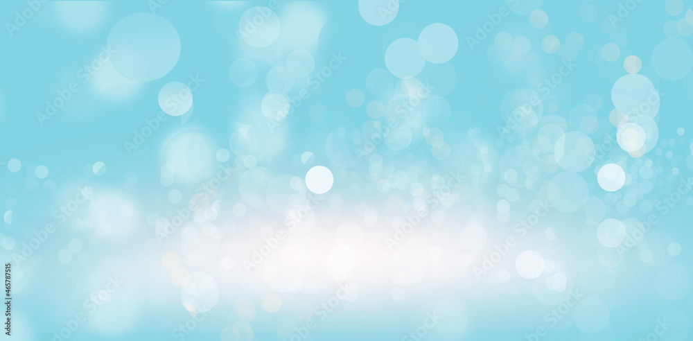 abstract bokeh background Blue and White