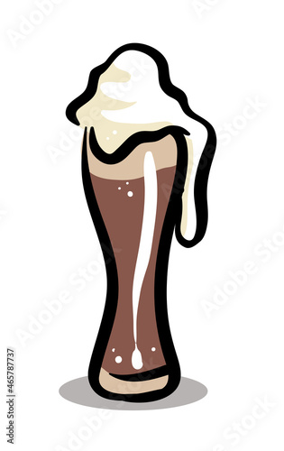 Chocolate milk shake