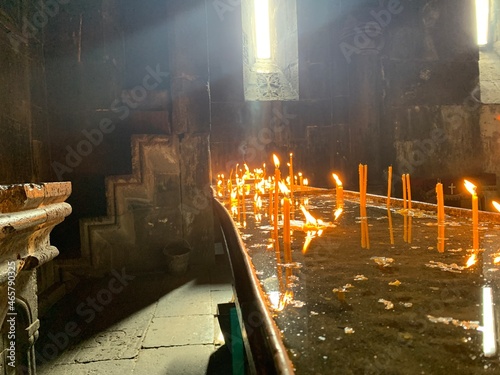 candles in the church