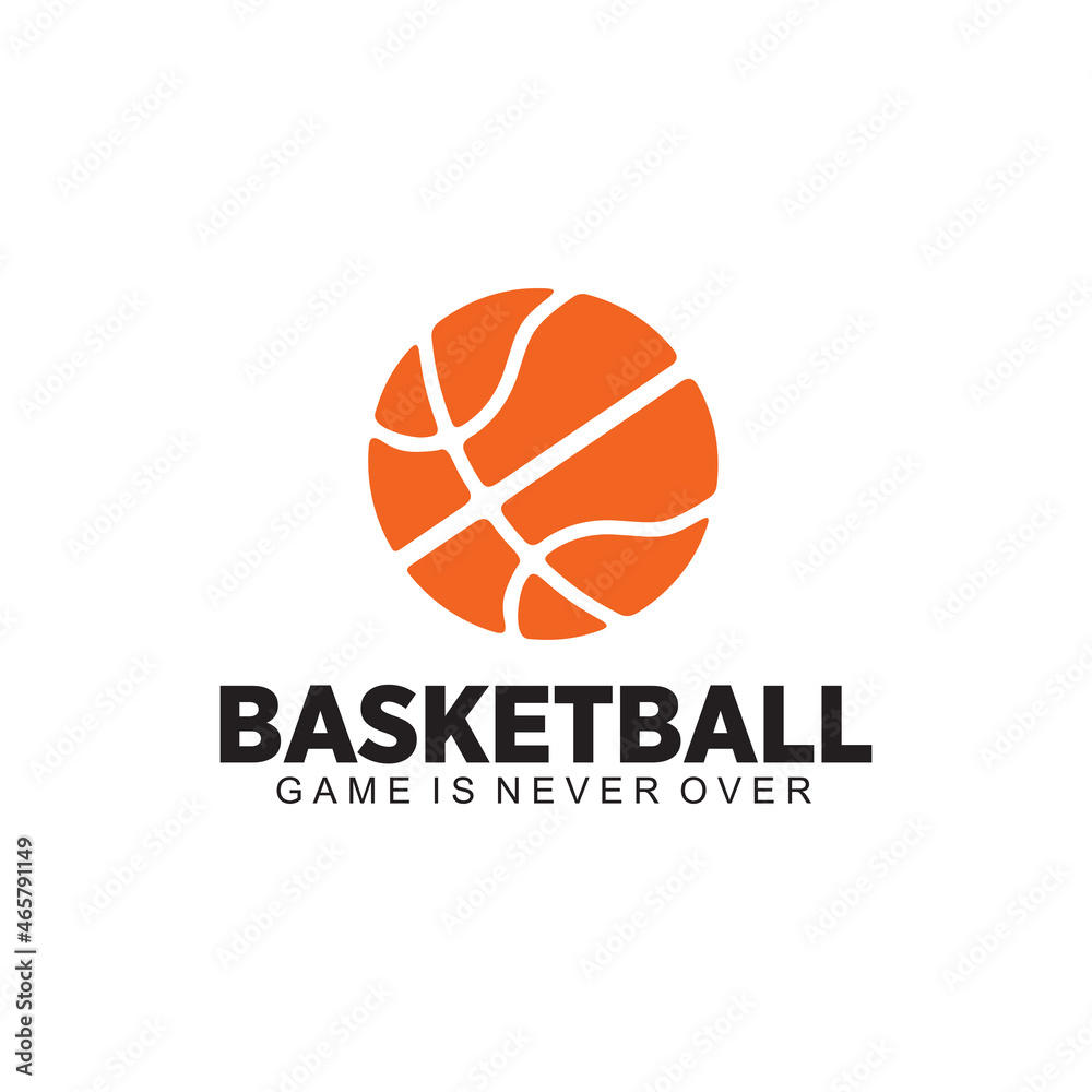 Basketball game sport club logo design