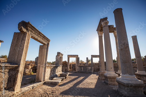 Perge Ancient City in Antalya Province photo