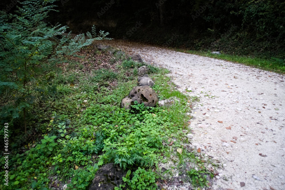 Fototapeta premium Strada per l'eremo dei frati bianchi