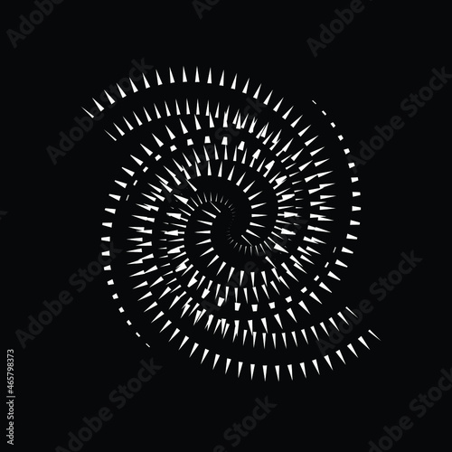 Rotating speed Lines in Spiral Form for comic books . fireworks Explosion background . Vector Illustration . Starburst round Logo . Spiral Design element . Abstract Geometric star rays . Sunburst .