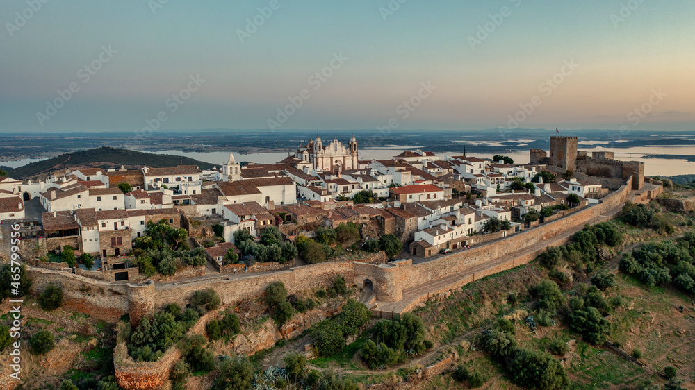 Castelo de Monsaraz Portugal Vista aérea