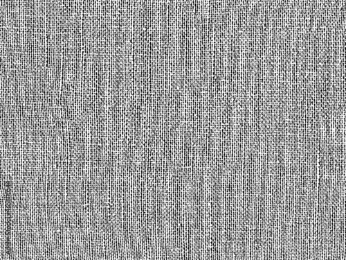 Vector fabric texture. Distressed texture of weaving fabric.  Abstract halftone vector illustration.
