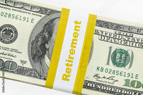 US hundred dollar money bun...