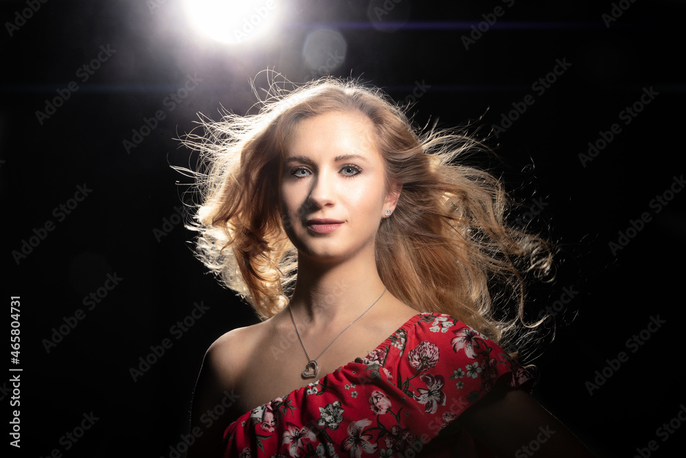 Elegante Model Frau Porträt Elegante Model Frau Porträt