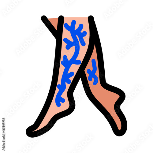 varicose color icon