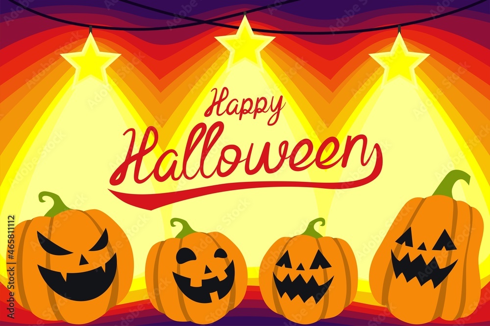 illustration vector graphic of halloween. Perfect for template background, banner, promotion sale. illustration vector graphic of halloween. Perfect for template background, banner, promotion sale.
