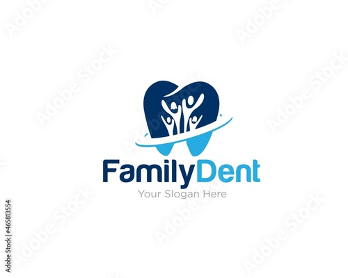 family dental care clinic or hospital logo designs simple modern