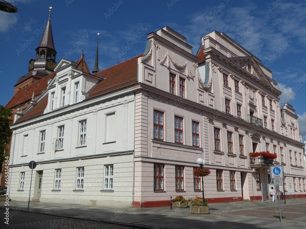 Town hall of Guestrow, Mecklenburg-Western Pomerania, Germany