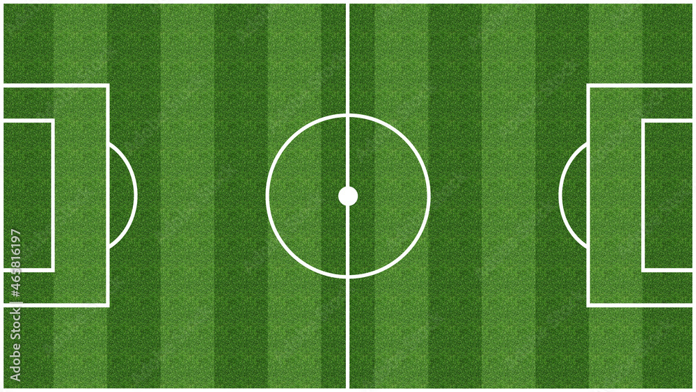 Fototapeta premium Football Stadium top view 4K