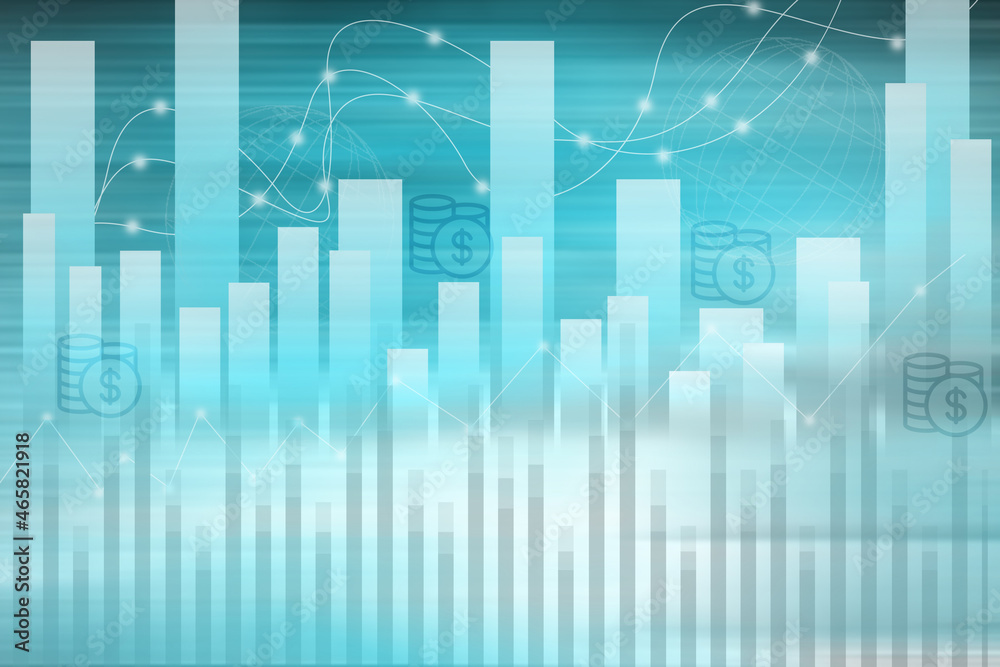 2d illustration futuristic business background pattern graph concept
2d illustration futuristic business background pattern graph concept