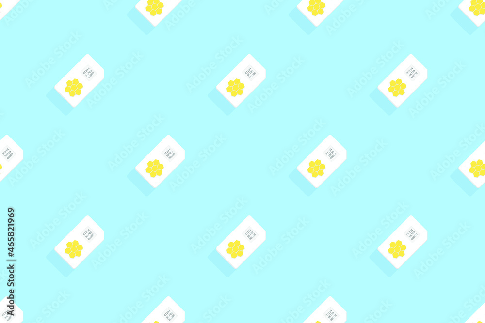 Background on the theme of mobile communications and the Internet. Seamless pattern from sim cards. Background on the theme of mobile communications and the Internet. Seamless pattern from sim cards.