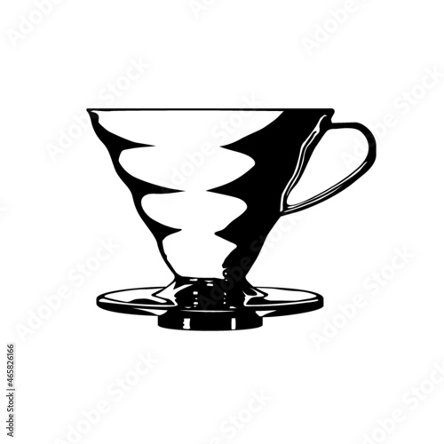 vector image of the funnel v60