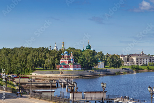 View of Uglich Kremlin, Russia photo
