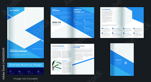 Corporate Business Brochure Design Template, 8 Page brochure, company profile