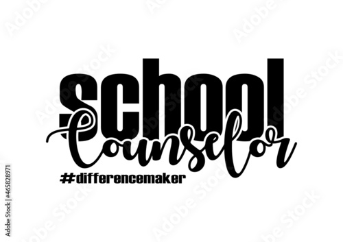 school counselor sign photo