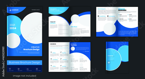 Corporate Business Brochure Design Template, 8 Page brochure, company profile