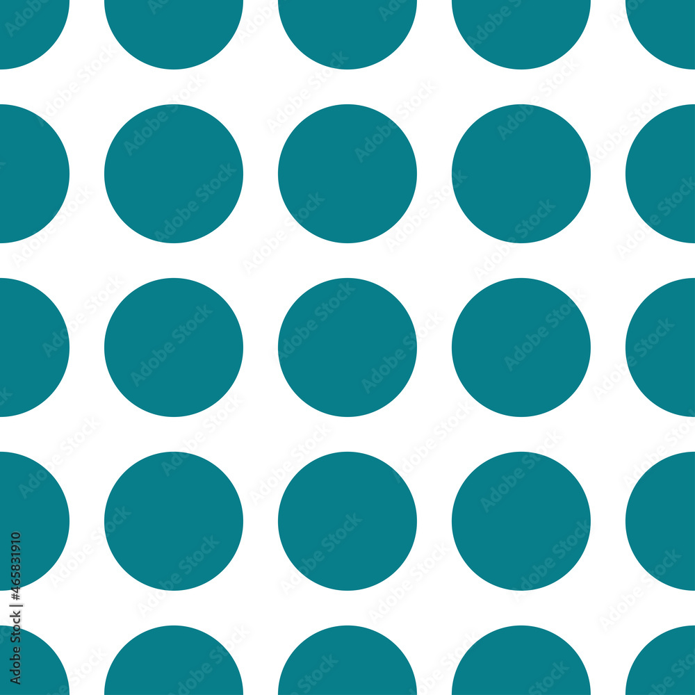 White seamless pattern with navy circles. White seamless pattern with navy circles.