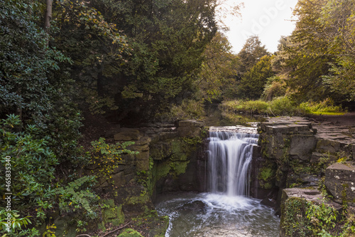 Waterfall in Jesmond Dene, Newcastle upon Tyne, UK