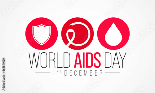 World AIDS day is observed every year on December 1st, This day brings attention to the growing number of people living long and full lives with HIV and to their health and social needs. Vector art