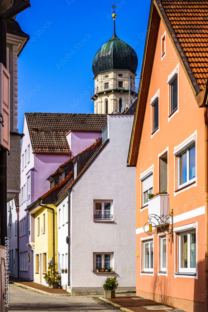 historic old town of Schongau - bavaria