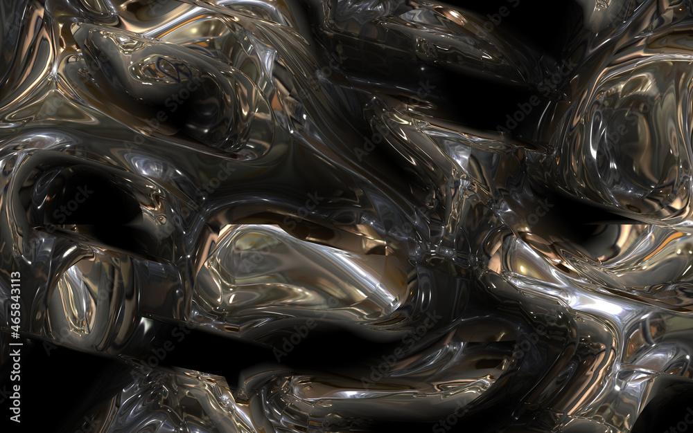 dark distort chrome metal dark distort chrome metal