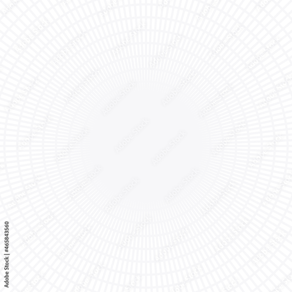 Circle vector background. Black circle. Circle symbol. Abstract tunnel. Radar background. White background.