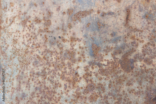 texture of an old rusted sheet of metal, use as a background © Nikolay