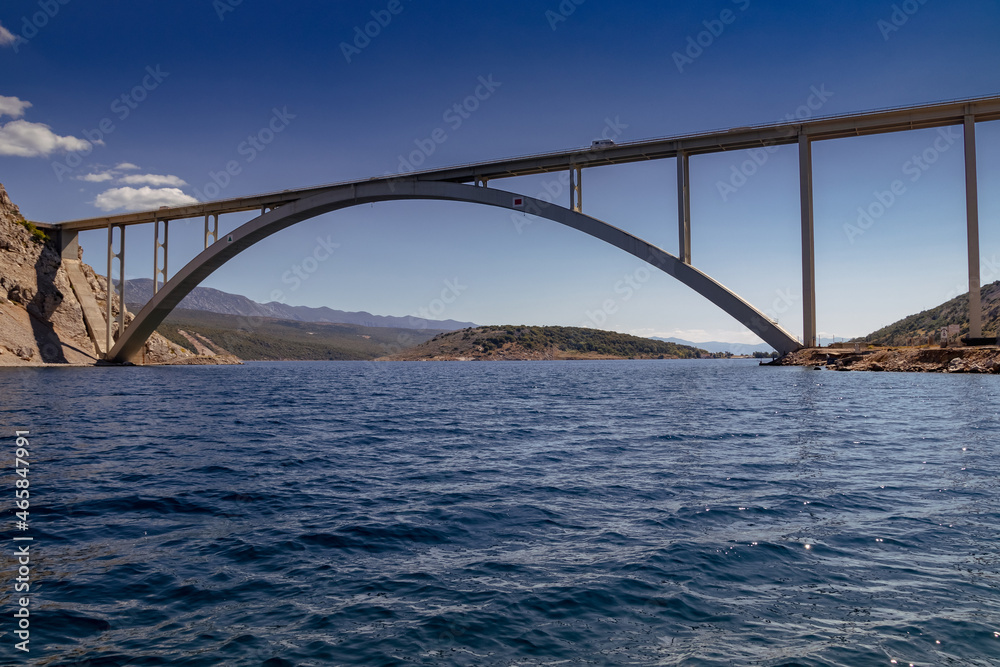 The bridge on island Krk - Croatia