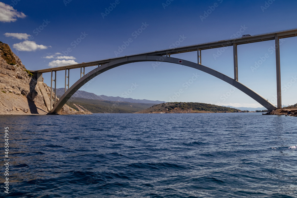 The bridge on island Krk - Croatia