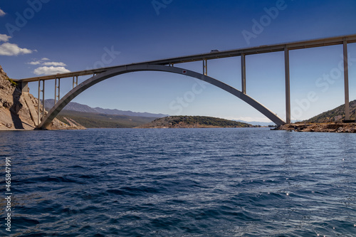 The bridge on island Krk - Croatia