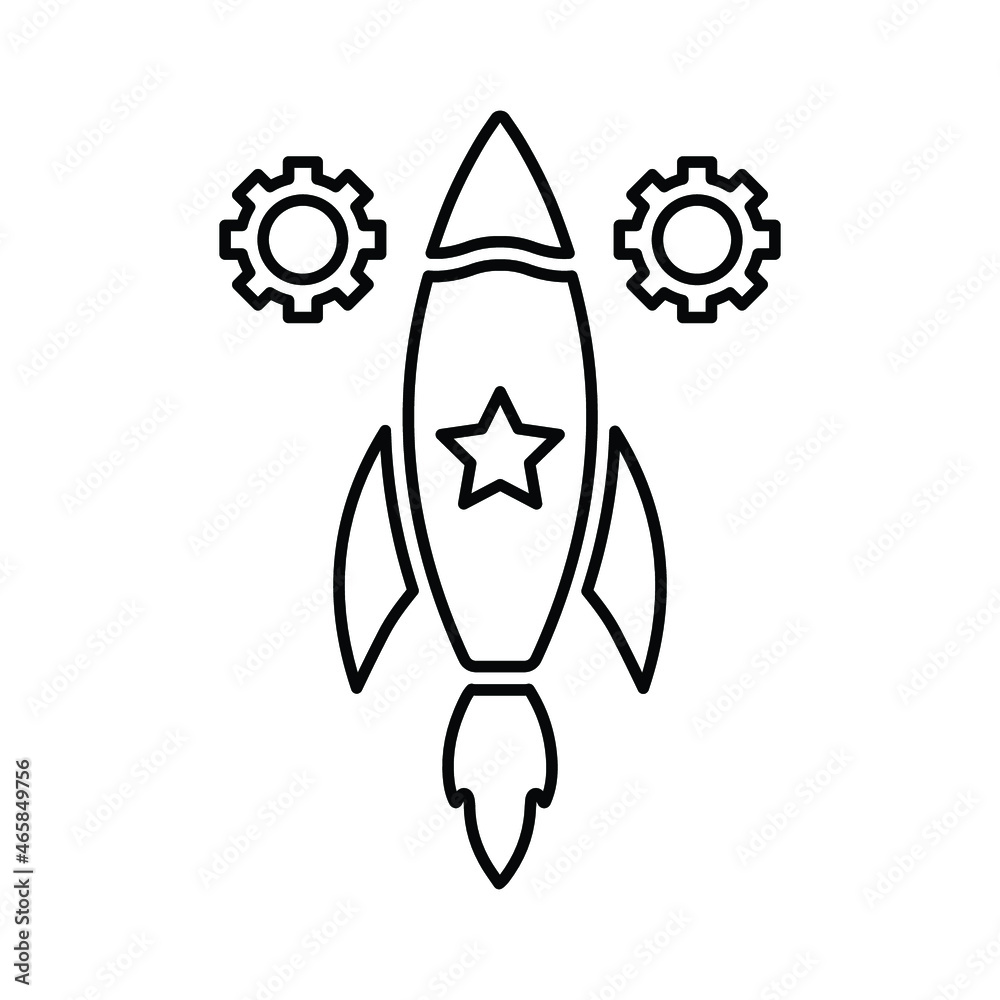 Start up, launch, missile, Editable vector graphics. Start up, launch, missile, Editable vector graphics.
