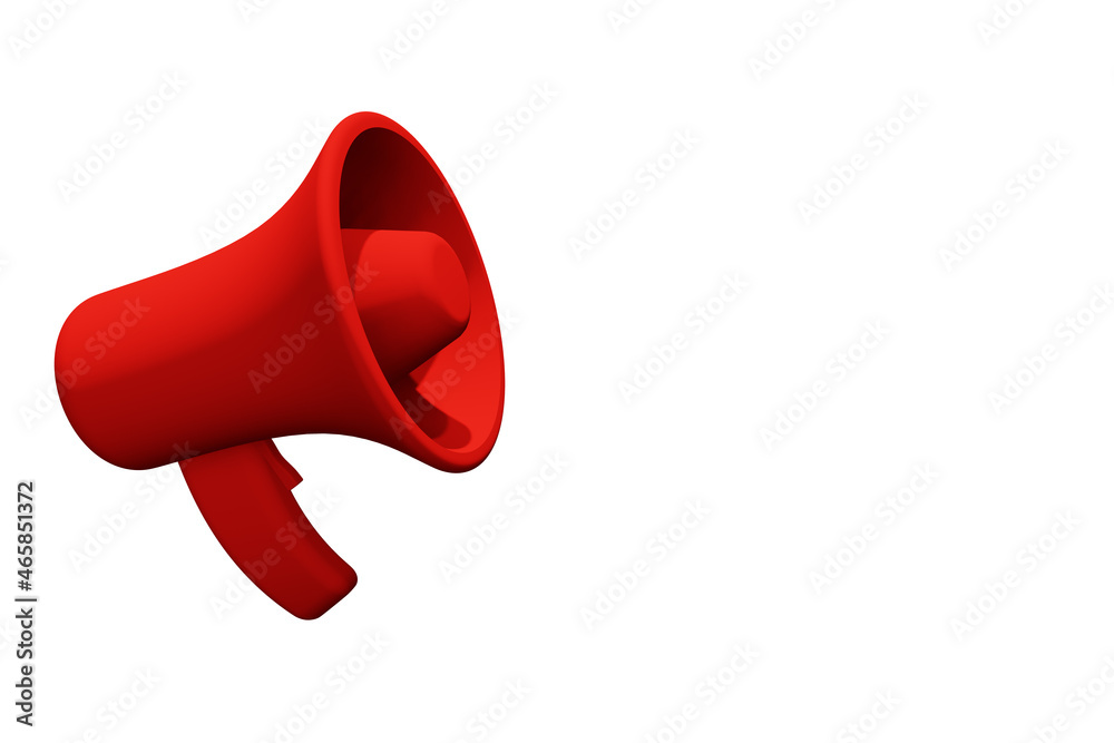 3D Rendering blue Megaphone on orange background. Render.
3D Rendering blue Megaphone on orange background. Render.